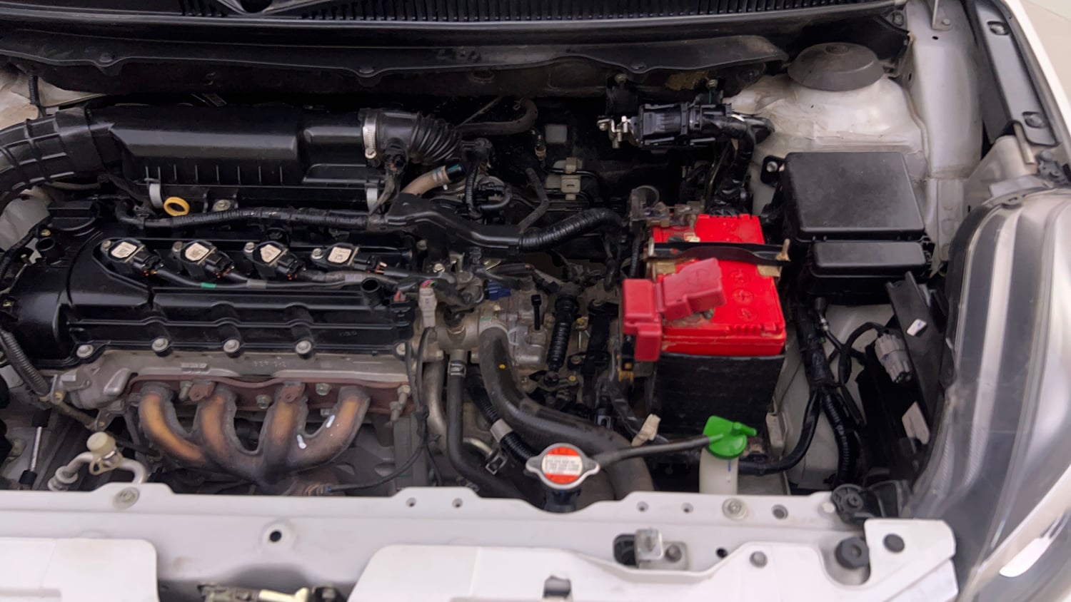 Used 2020 Toyota Glanza G CVT Petrol Automatic engine ENGINE LEFT SIDE VIEW