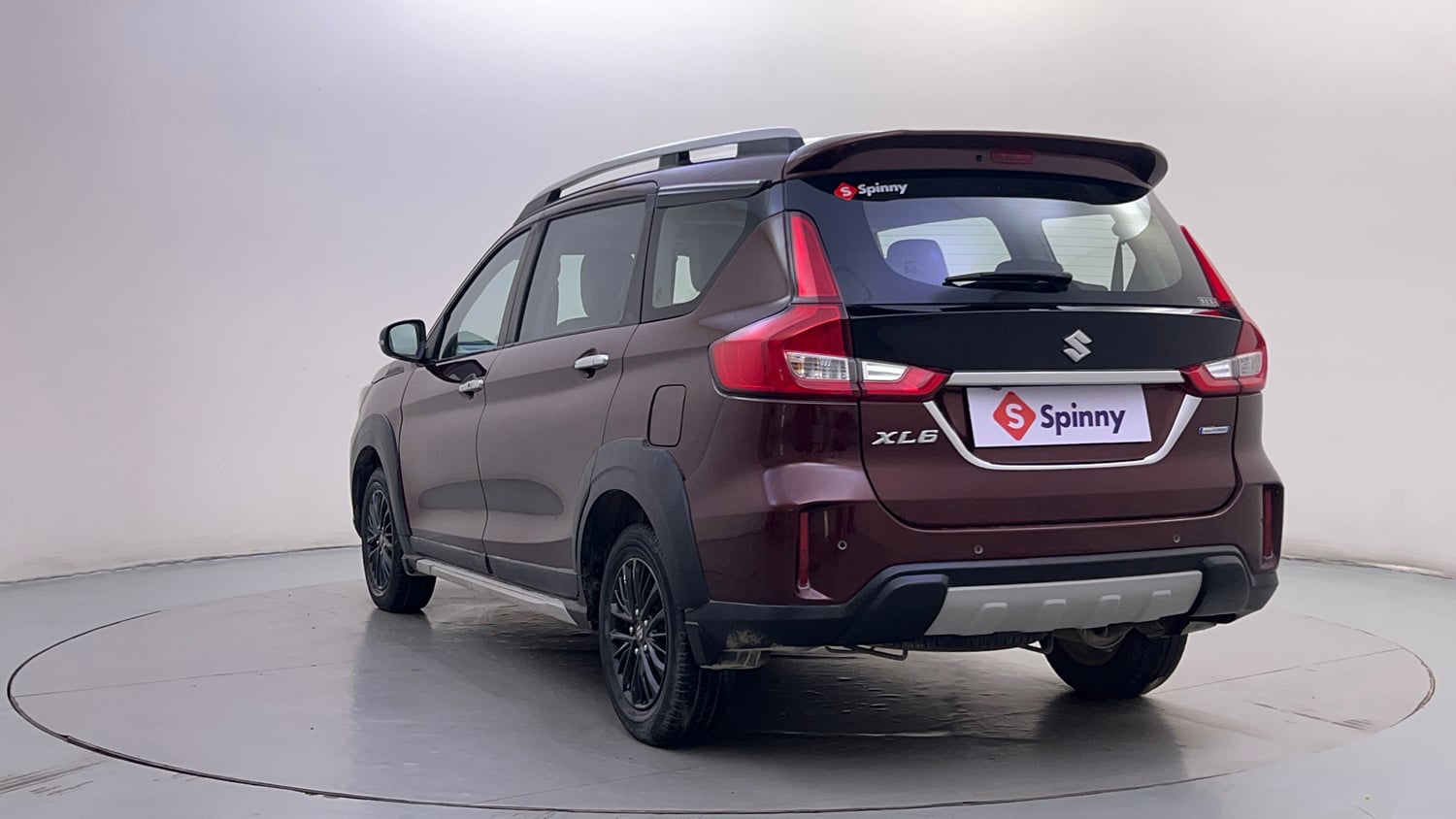 Used 2021 Maruti Suzuki XL6 Alpha MT Petrol Petrol Manual exterior LEFT REAR CORNER VIEW