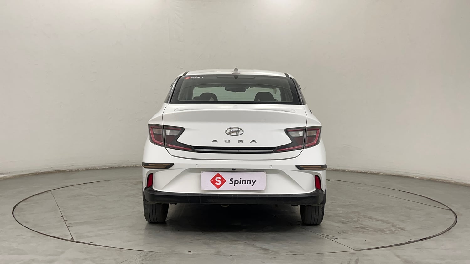 Used 2021 Hyundai Aura SX 1.2 Petrol Petrol Manual exterior BACK VIEW