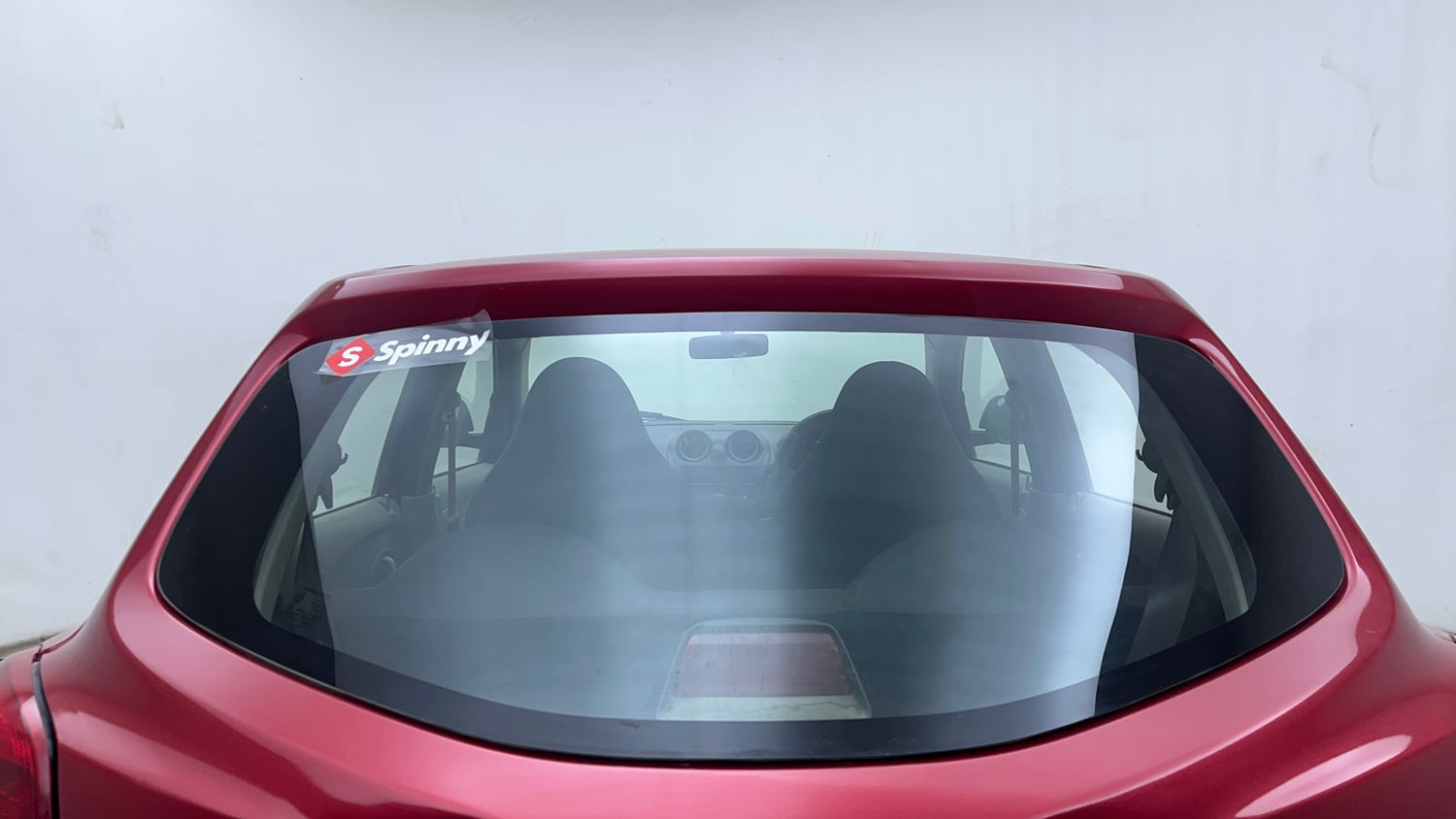 Used 2016 Datsun GO T Petrol Manual exterior BACK WINDSHIELD VIEW
