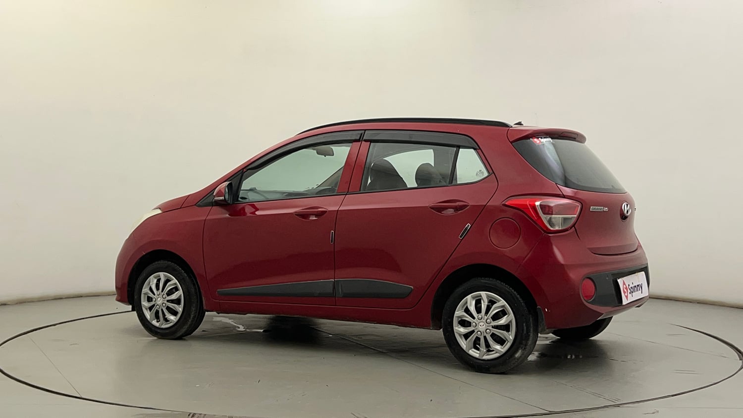Used 2018 Hyundai Grand i10 Sportz 1.2 Kappa VTVT Petrol Manual exterior LEFT REAR CORNER VIEW