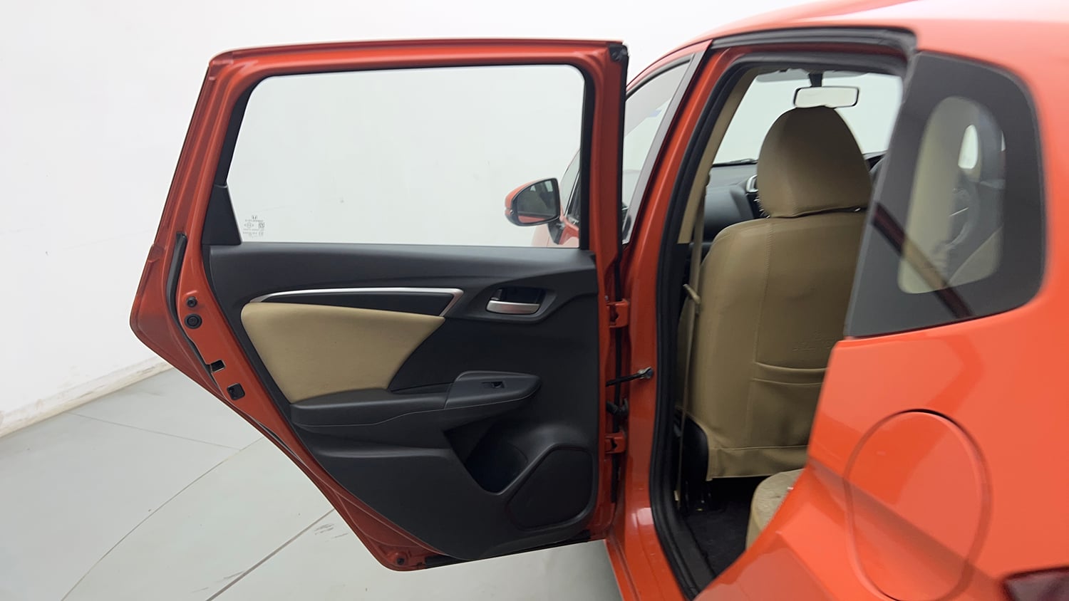 Used 2017 Honda Jazz V AT Petrol Petrol Automatic interior LEFT REAR DOOR OPEN VIEW