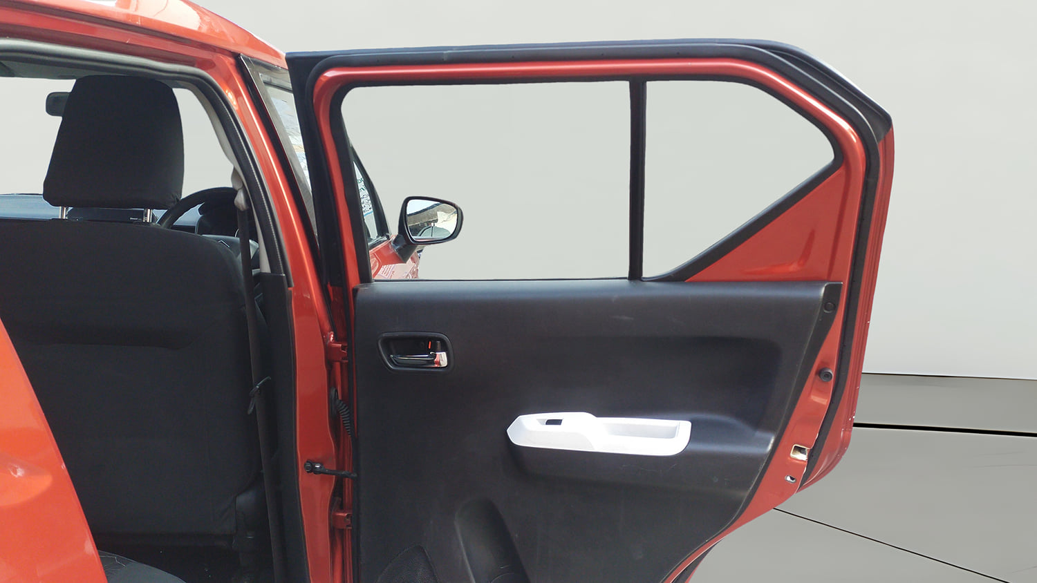 Used 2017 Maruti Suzuki Ignis Zeta 1.2 AMT Petrol Automatic interior RIGHT REAR DOOR OPEN VIEW