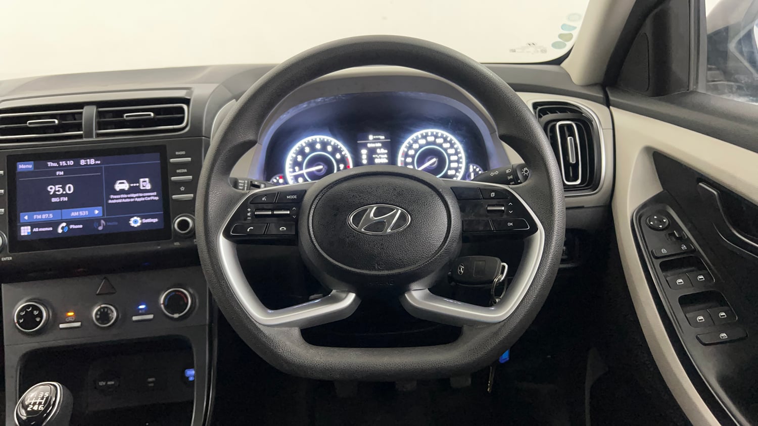 Used 2022 Hyundai Creta EX 1.5 Petrol Petrol Manual interior STEERING VIEW