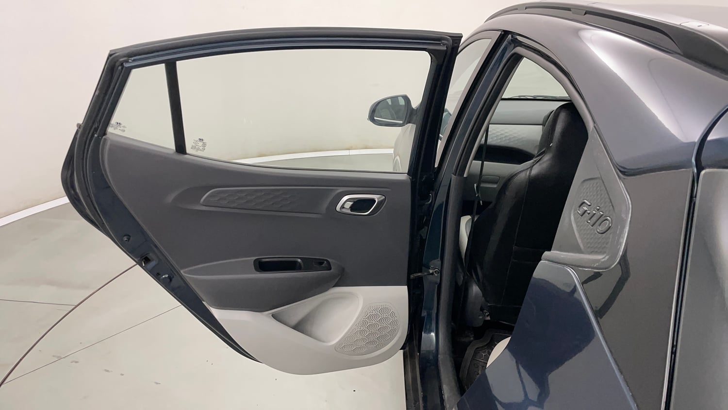Used 2021 Hyundai Grand i10 Nios Sportz Petrol+cng(outside fitted) Cng Manual interior LEFT REAR DOOR OPEN VIEW