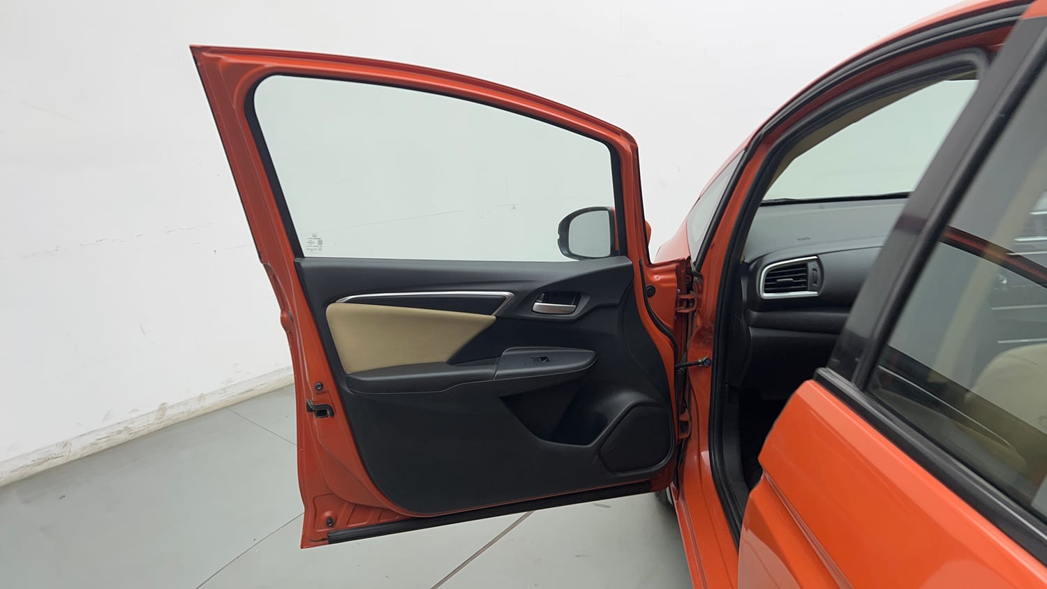 Used 2017 Honda Jazz V AT Petrol Petrol Automatic interior LEFT FRONT DOOR OPEN VIEW