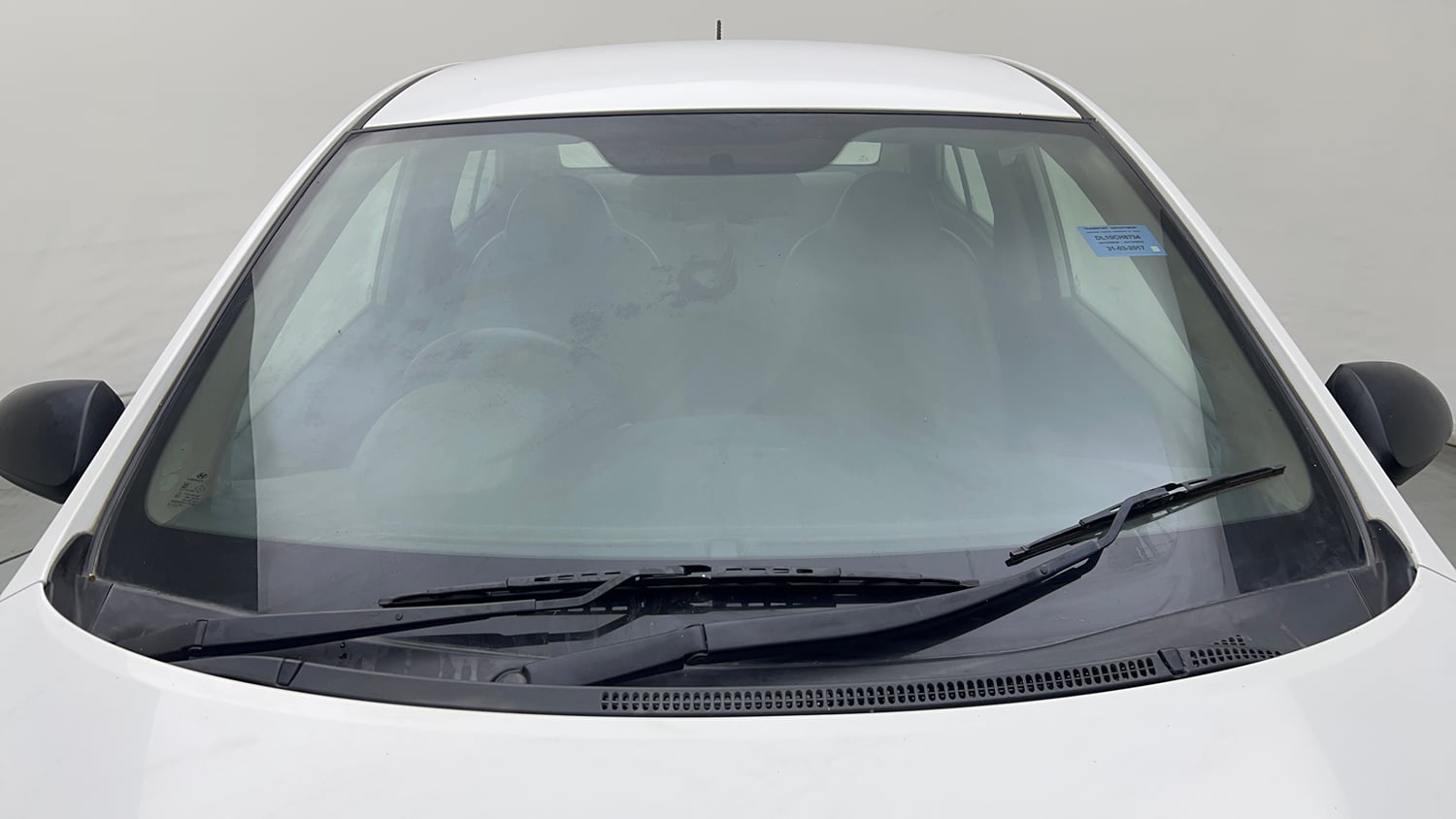 Used 2017 Hyundai Xcent Base ABS 1.2 Petrol Manual exterior FRONT WINDSHIELD VIEW