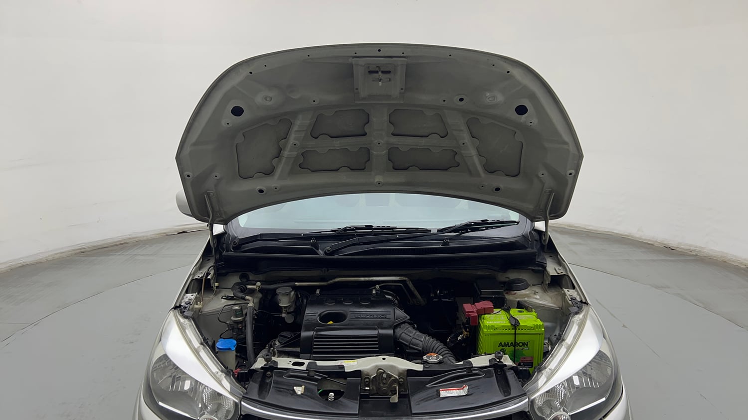 Used 2017 Maruti Suzuki Celerio VXi Petrol Manual engine ENGINE & BONNET OPEN FRONT VIEW