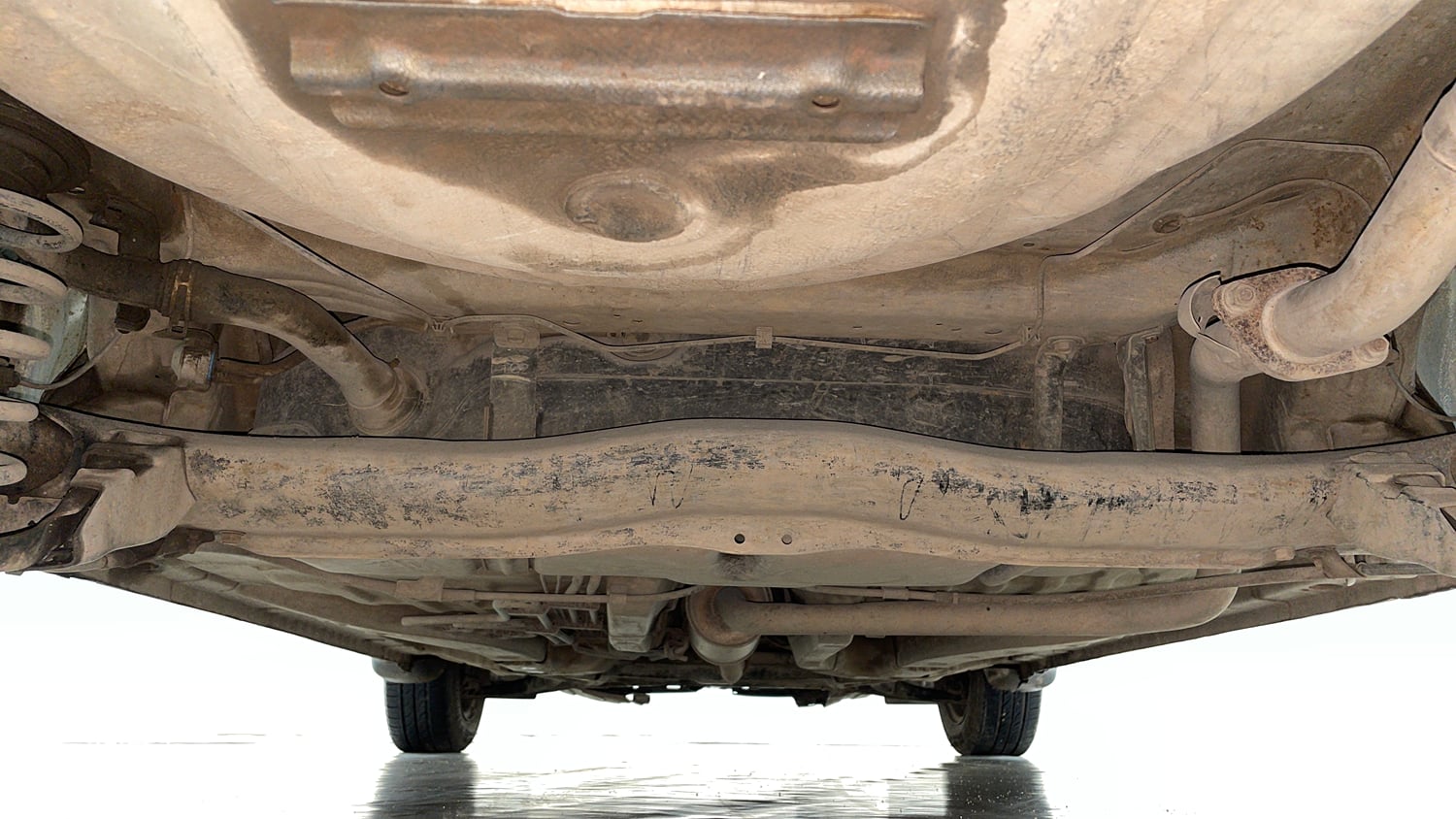 Used 2013 Honda Amaze 1.5 S i-DTEC Diesel Manual extra REAR UNDERBODY VIEW (TAKEN FROM REAR)