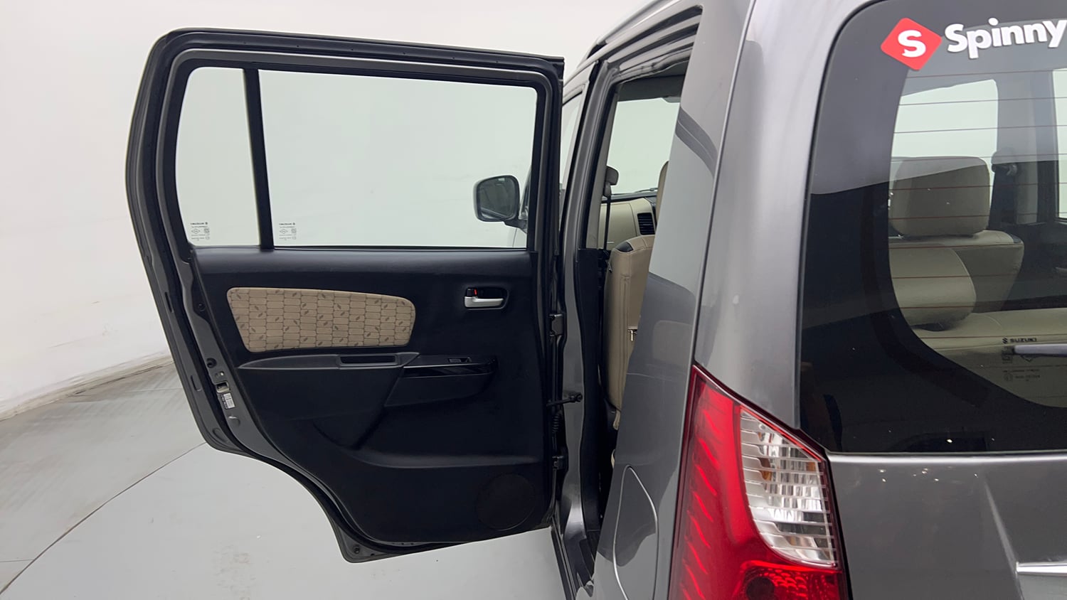 Used 2018 Maruti Suzuki Wagon R VXI Petrol Manual interior LEFT REAR DOOR OPEN VIEW