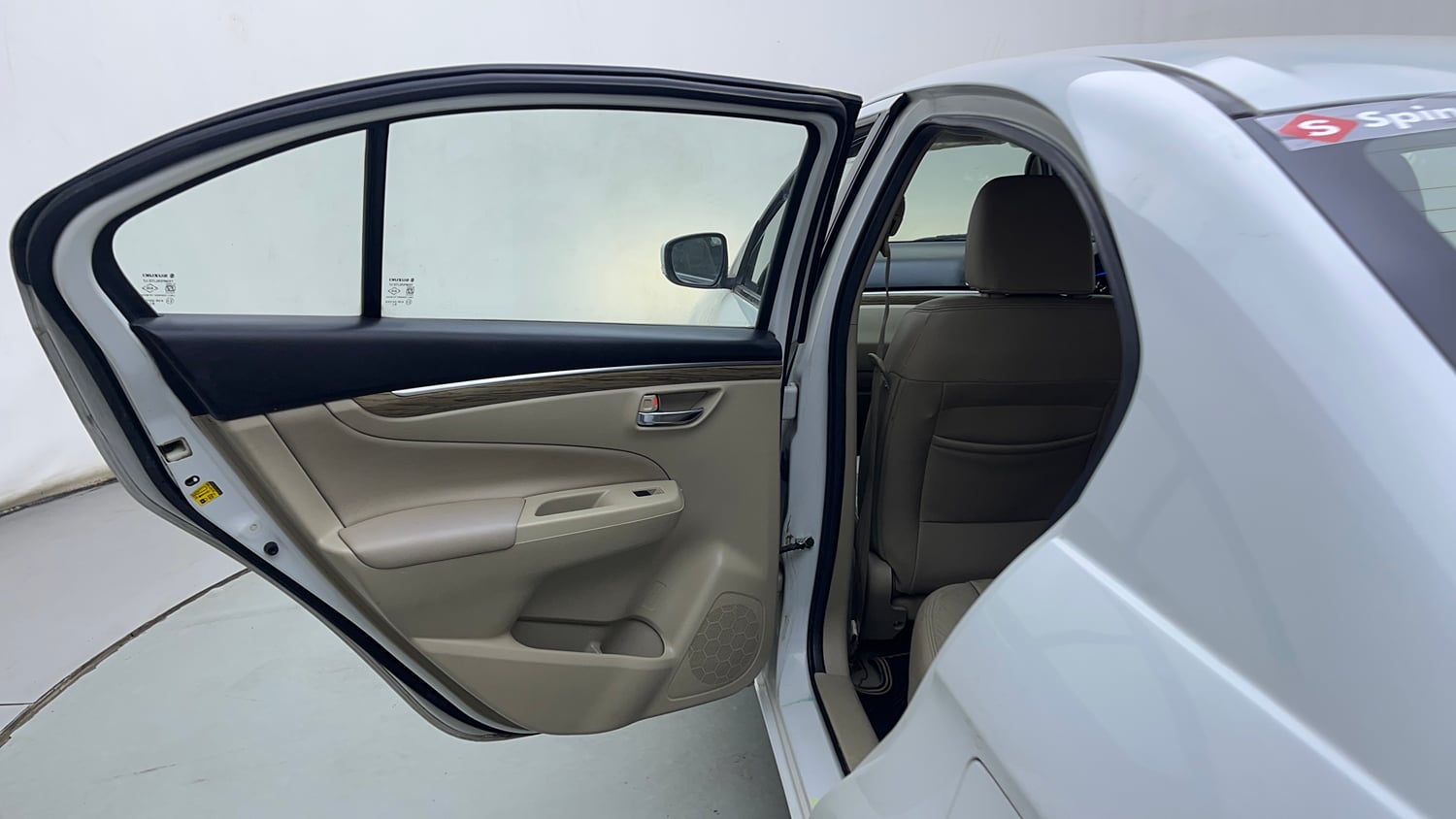 Used 2020 Maruti Suzuki Ciaz Alpha Hybrid 1.5 AT Petrol Automatic interior LEFT REAR DOOR OPEN VIEW