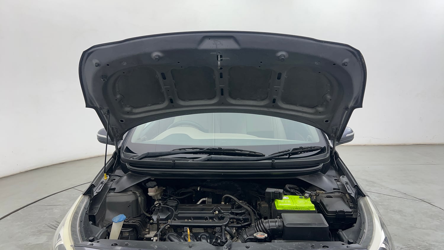 Used 2016 Hyundai Elite i20 Asta 1.2 (O) Petrol Manual engine ENGINE & BONNET OPEN FRONT VIEW