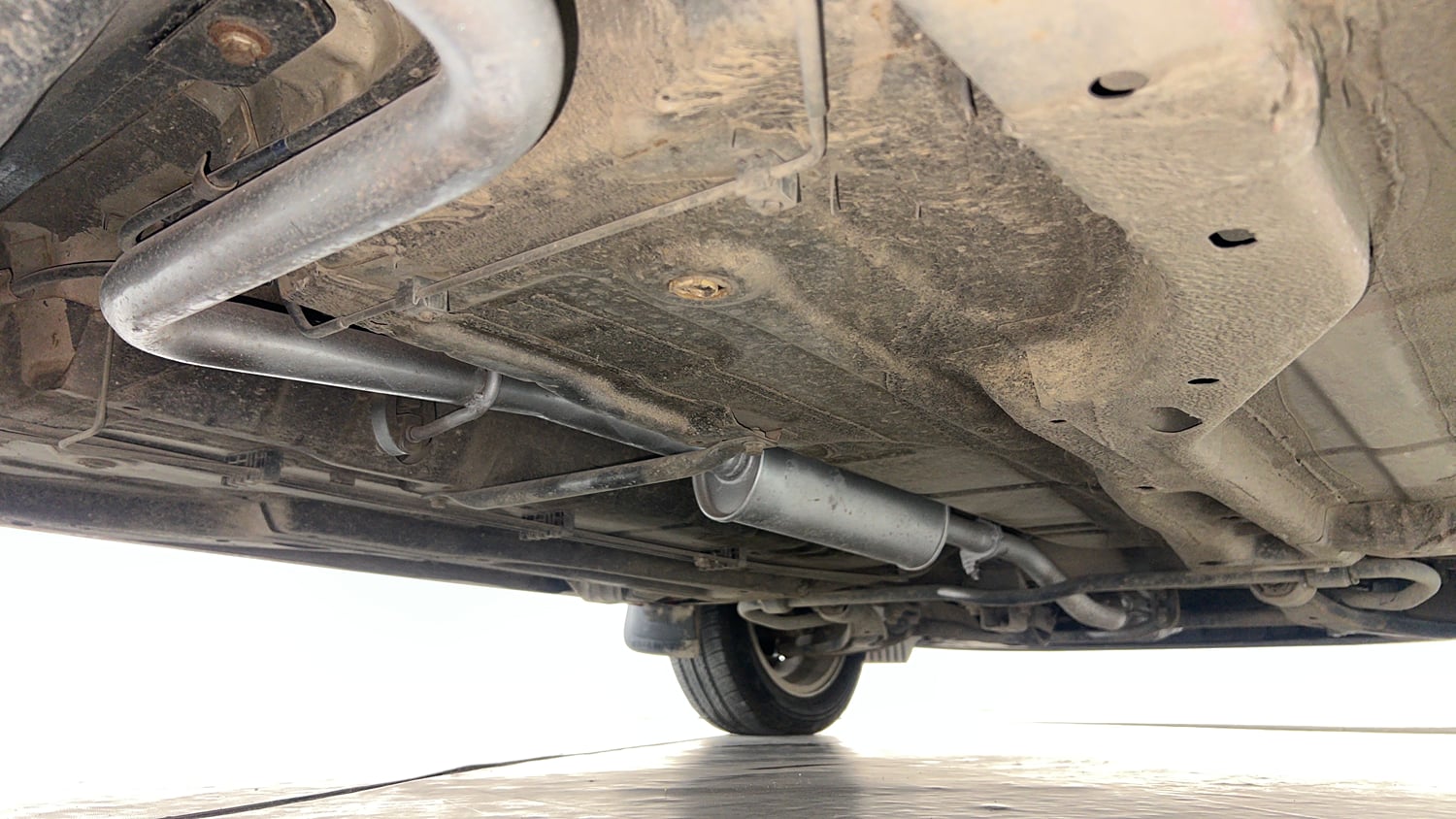 Used 2018 Tata Tiago Revotron XZ Petrol Manual extra REAR RIGHT UNDERBODY VIEW