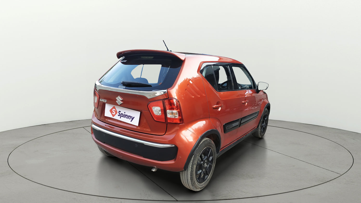 Used 2017 Maruti Suzuki Ignis Zeta 1.2 AMT Petrol Automatic exterior RIGHT REAR CORNER VIEW