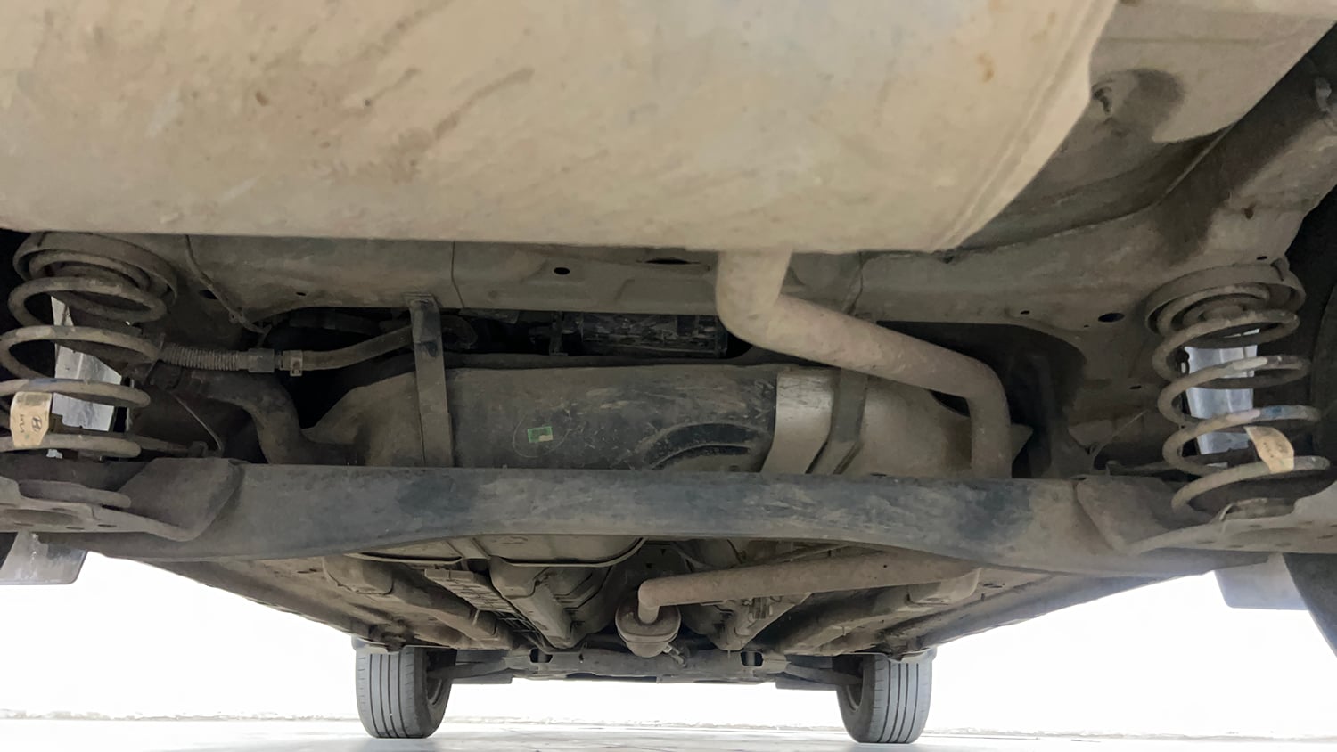 Used 2022 Hyundai Creta EX 1.5 Petrol Petrol Manual extra REAR UNDERBODY VIEW (TAKEN FROM REAR)