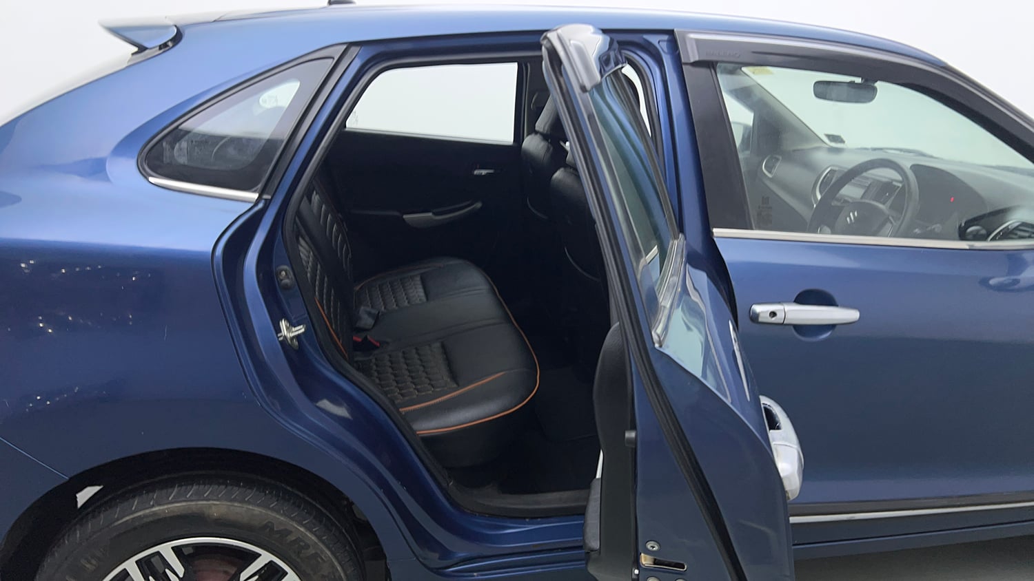 Used 2018 Maruti Suzuki Baleno Delta 1.3 Diesel Manual interior RIGHT SIDE REAR DOOR CABIN VIEW