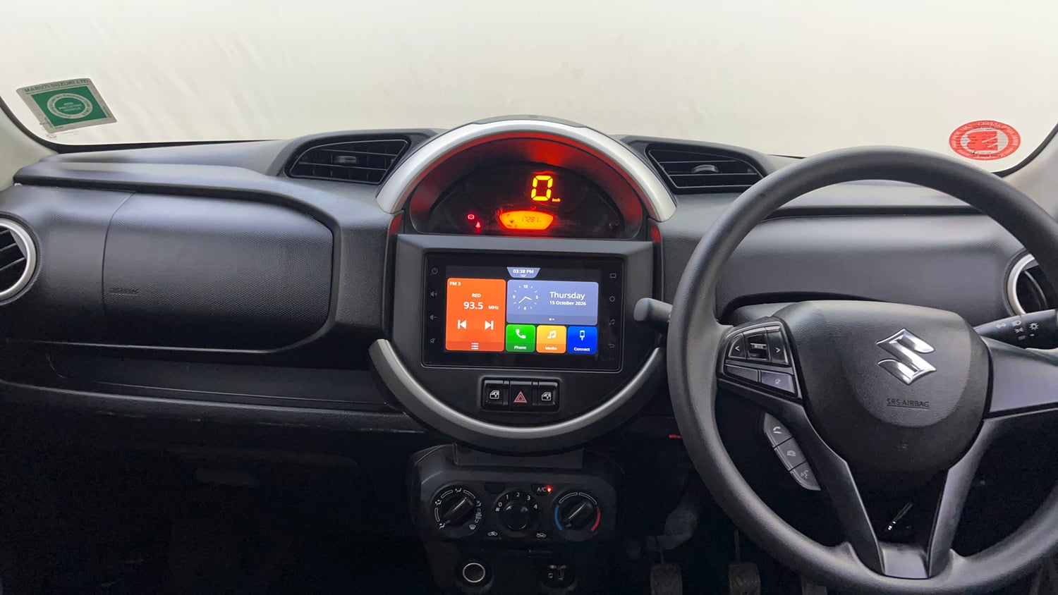 Used 2021 Maruti Suzuki S-Presso VXi Plus Petrol Manual interior MUSIC SYSTEM & AC CONTROL VIEW