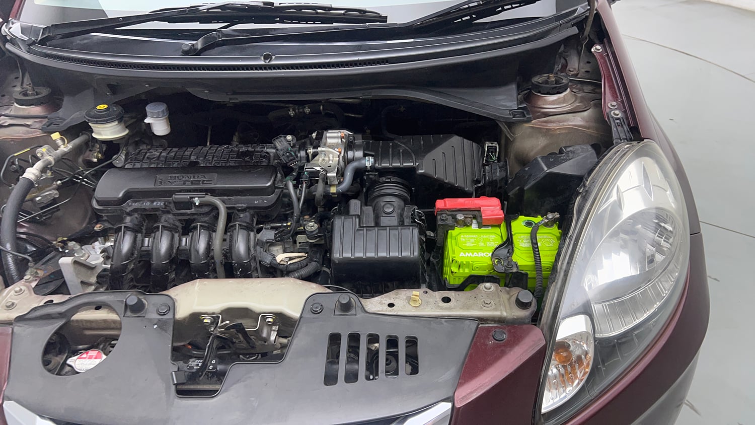 Used 2014 Honda Amaze 1.2 S i-VTEC Petrol Manual engine ENGINE LEFT SIDE VIEW