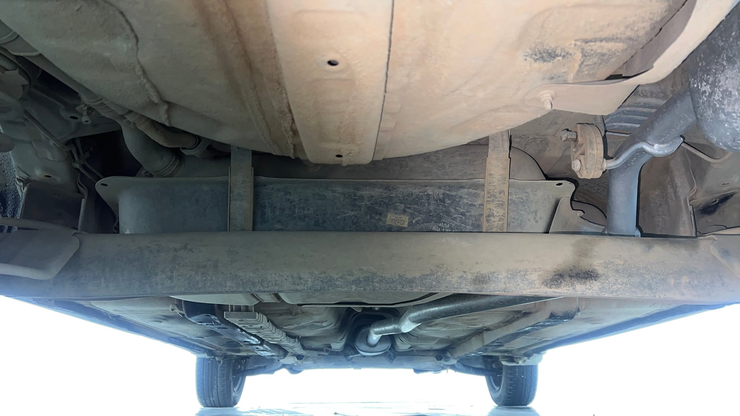 Used 2017 Hyundai Grand i10 Sportz 1.2 Kappa VTVT Petrol Manual extra REAR UNDERBODY VIEW (TAKEN FROM REAR)