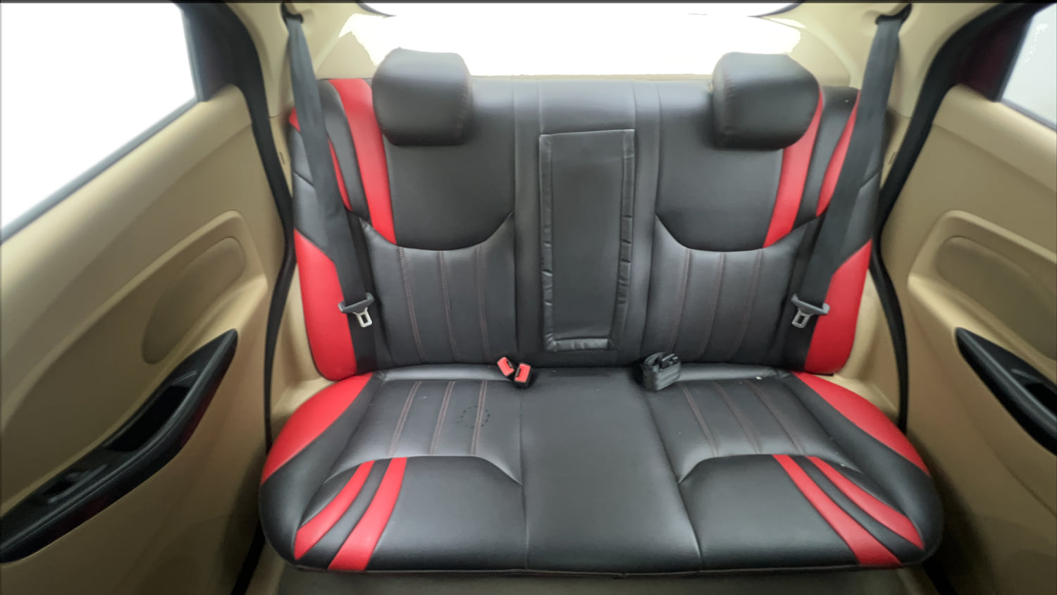 Used 2017 Ford Figo Aspire Titanium 1.2 Ti-VCT Petrol Manual interior REAR SEAT CONDITION VIEW