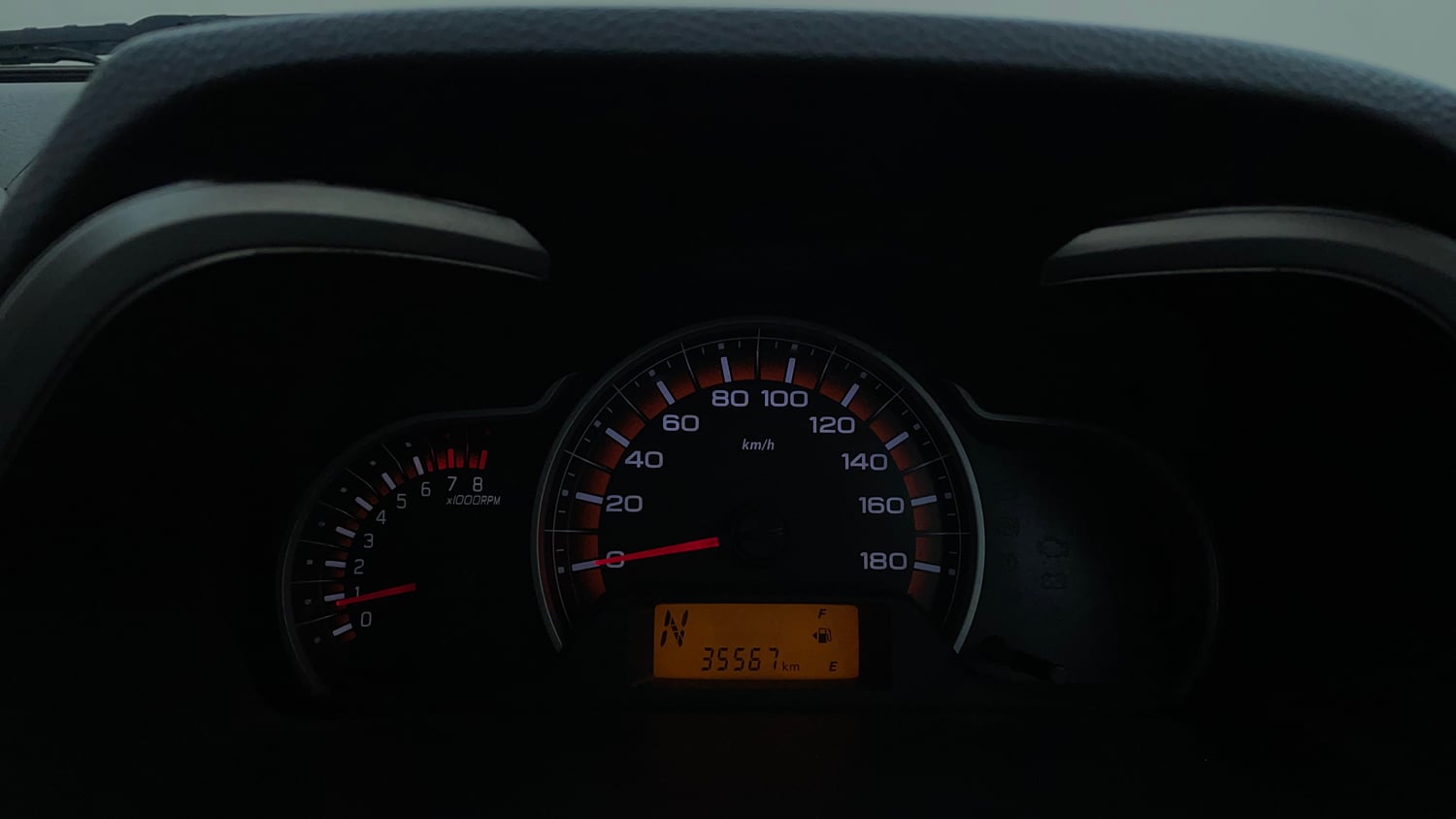 Used 2017 maruti-suzuki Alto K10 VXi (O) AMT Petrol Automatic interior CLUSTERMETER VIEW