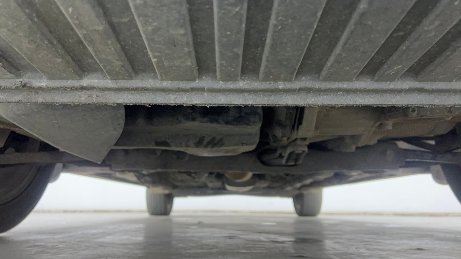 Used 2022 Volkswagen Virtus GT Plus 1.5 TSI EVO DSG Petrol Automatic extra FRONT LEFT UNDERBODY VIEW