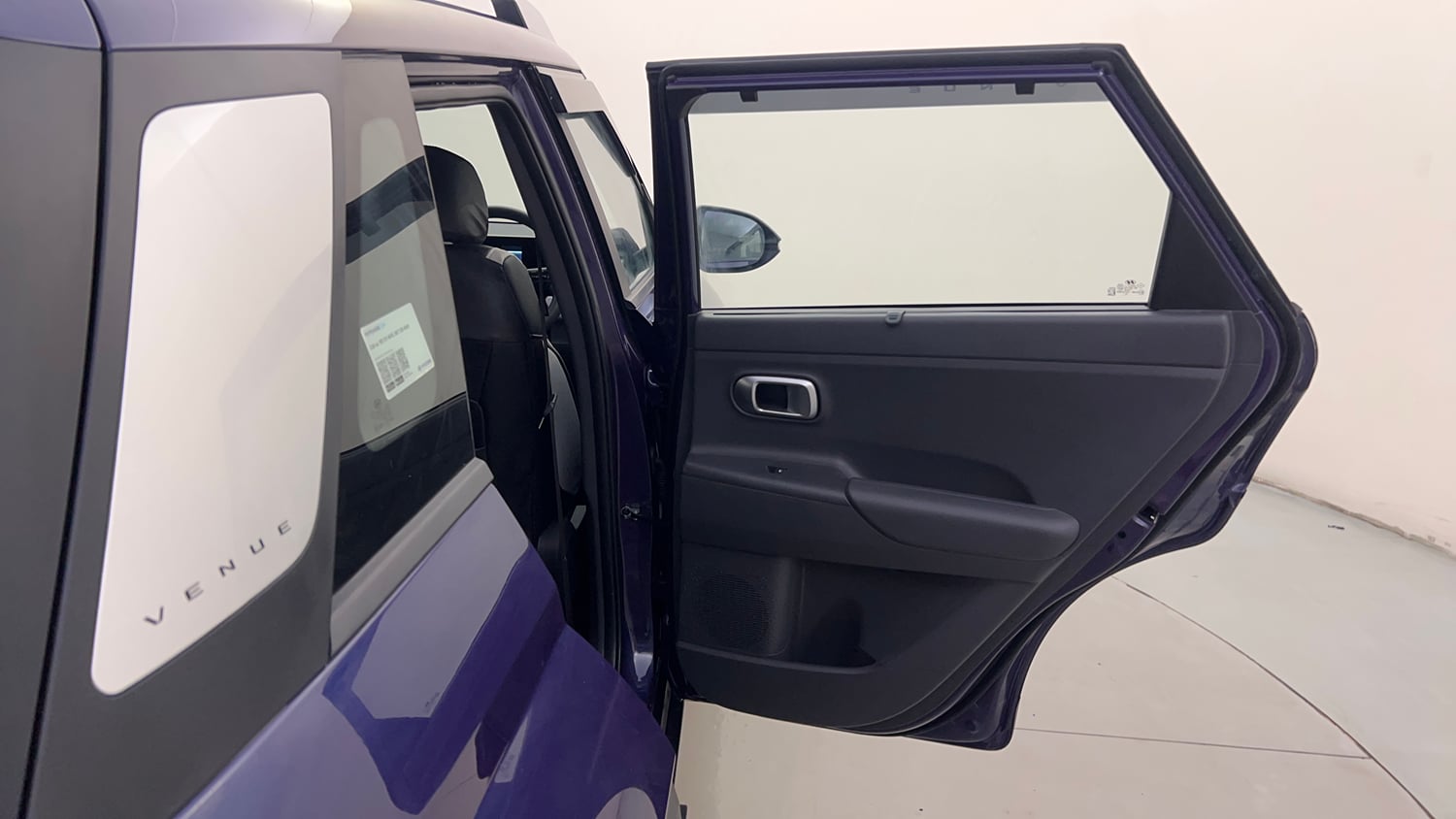 Used 2026 Hyundai Venue 1.2 Kappa Petrol MT HX 5+ Petrol Manual interior RIGHT REAR DOOR OPEN VIEW