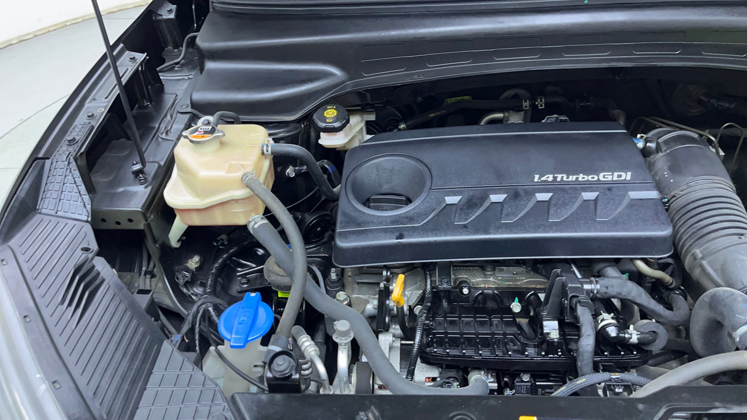 Used 2021 Hyundai Creta SX (O) 1.4 Turbo 7 DCT Petrol Automatic engine ENGINE RIGHT SIDE VIEW