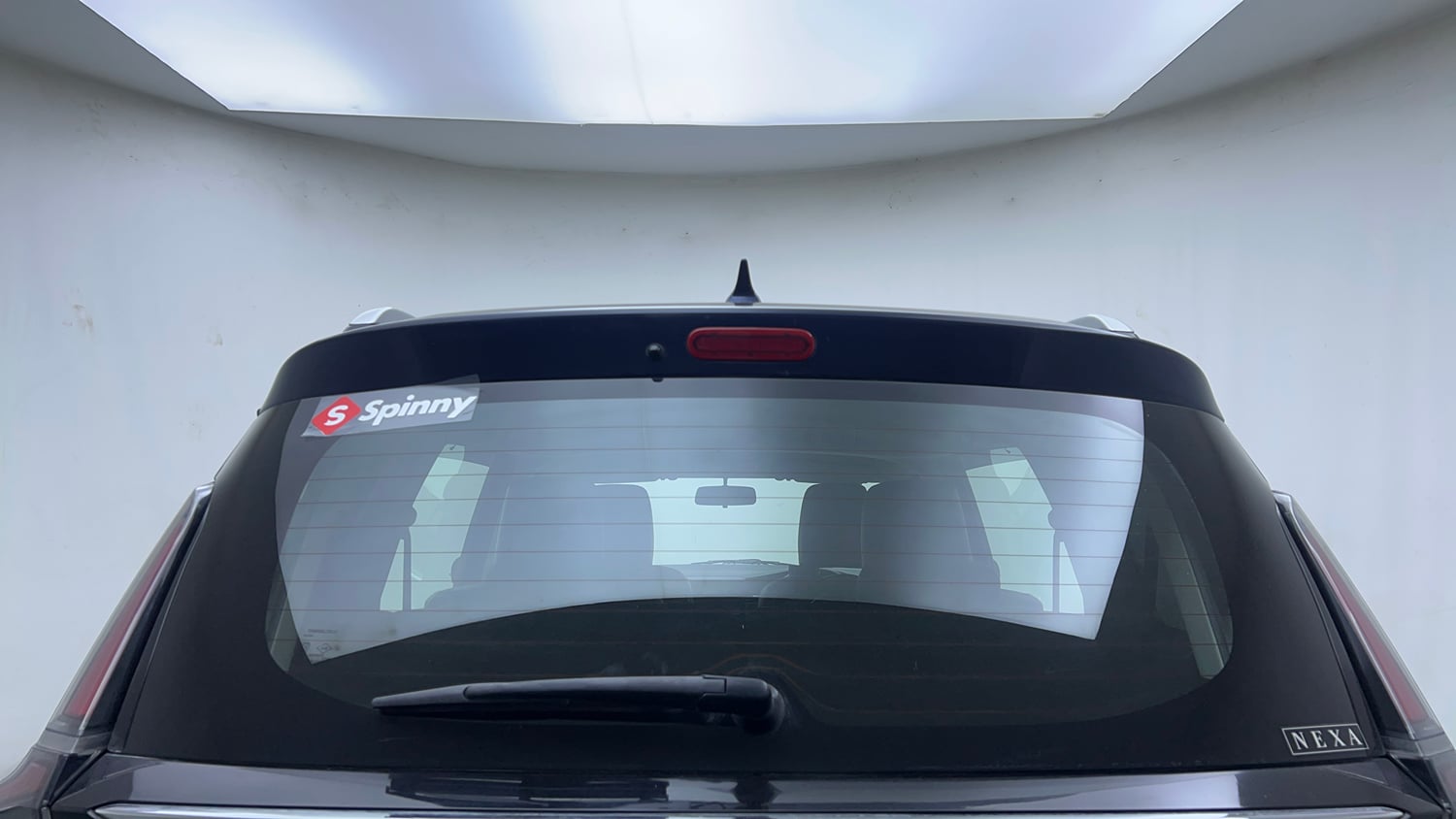 Used 2023 Maruti Suzuki XL6 Alpha AT Petrol Petrol Automatic exterior BACK WINDSHIELD VIEW