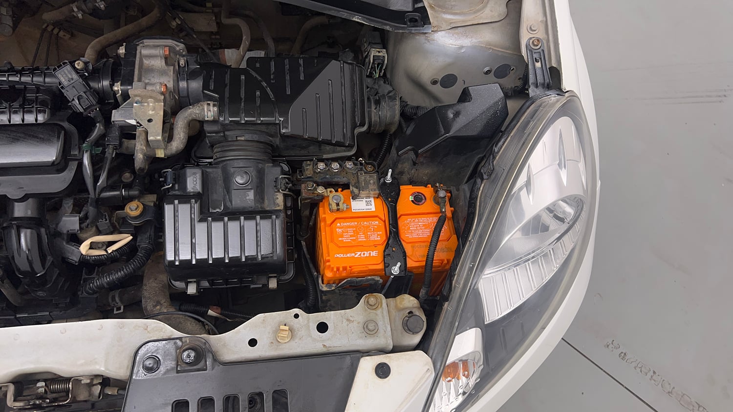Used 2013 Honda Amaze 1.2 EX i-VTEC Petrol Manual engine ENGINE LEFT SIDE VIEW