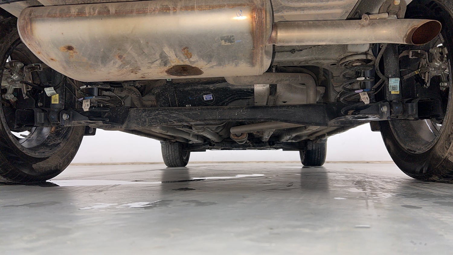 Used 2024 Hyundai Creta SX 1.5 Petrol Adventure Edition Petrol Manual extra REAR UNDERBODY VIEW (TAKEN FROM REAR)