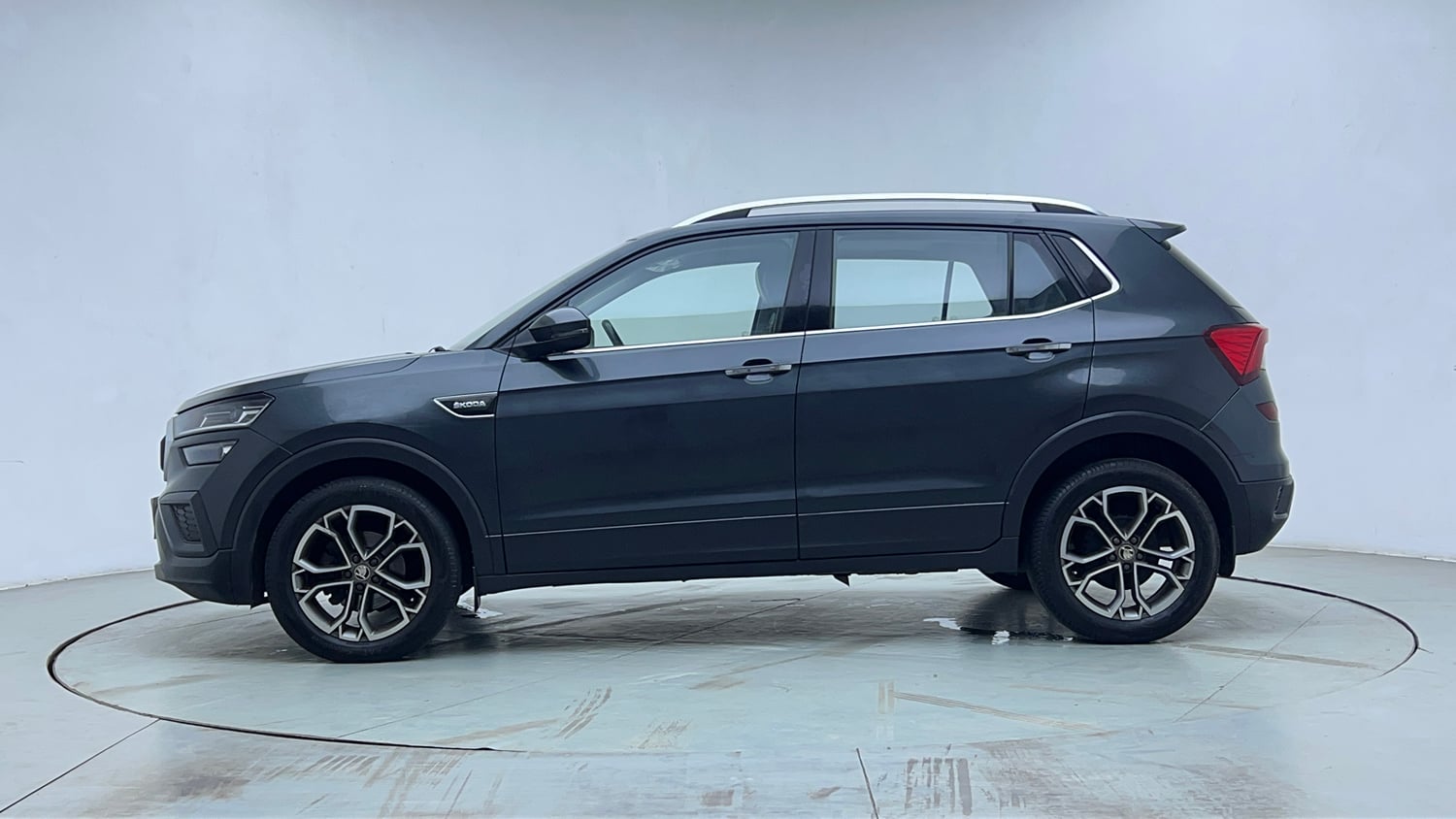 Used 2021 Skoda Kushaq Style 1.0L TSI AT Petrol Automatic exterior LEFT SIDE VIEW