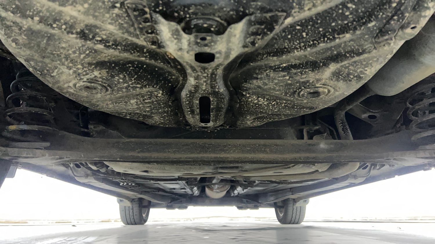 Used 2018 Maruti Suzuki Baleno Zeta 1.2 Petrol Manual extra REAR UNDERBODY VIEW (TAKEN FROM REAR)