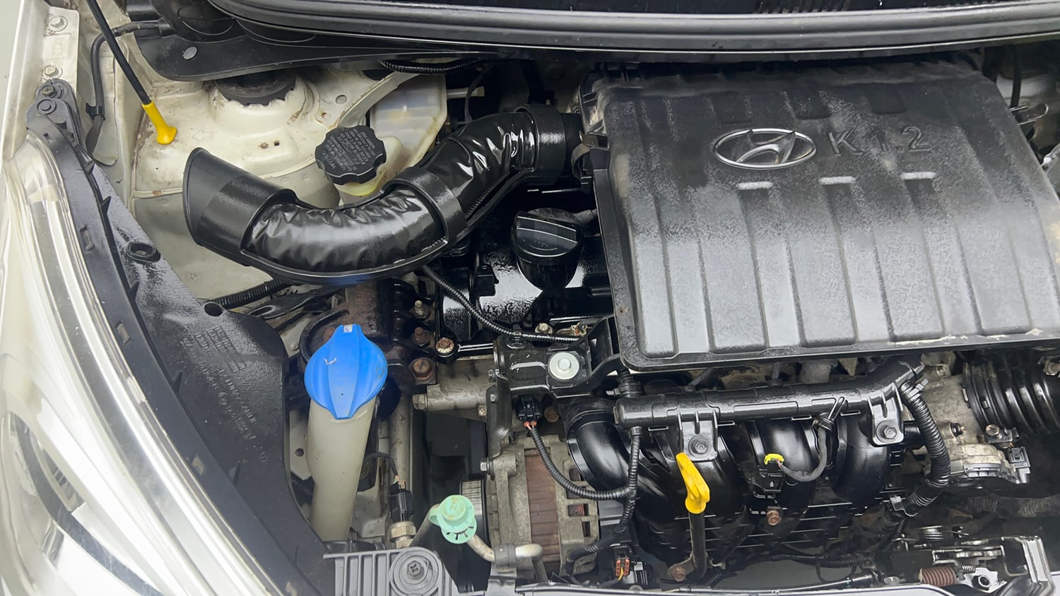 Used 2016 Hyundai Grand i10 Asta 1.2 Kappa VTVT Petrol Manual engine ENGINE RIGHT SIDE VIEW