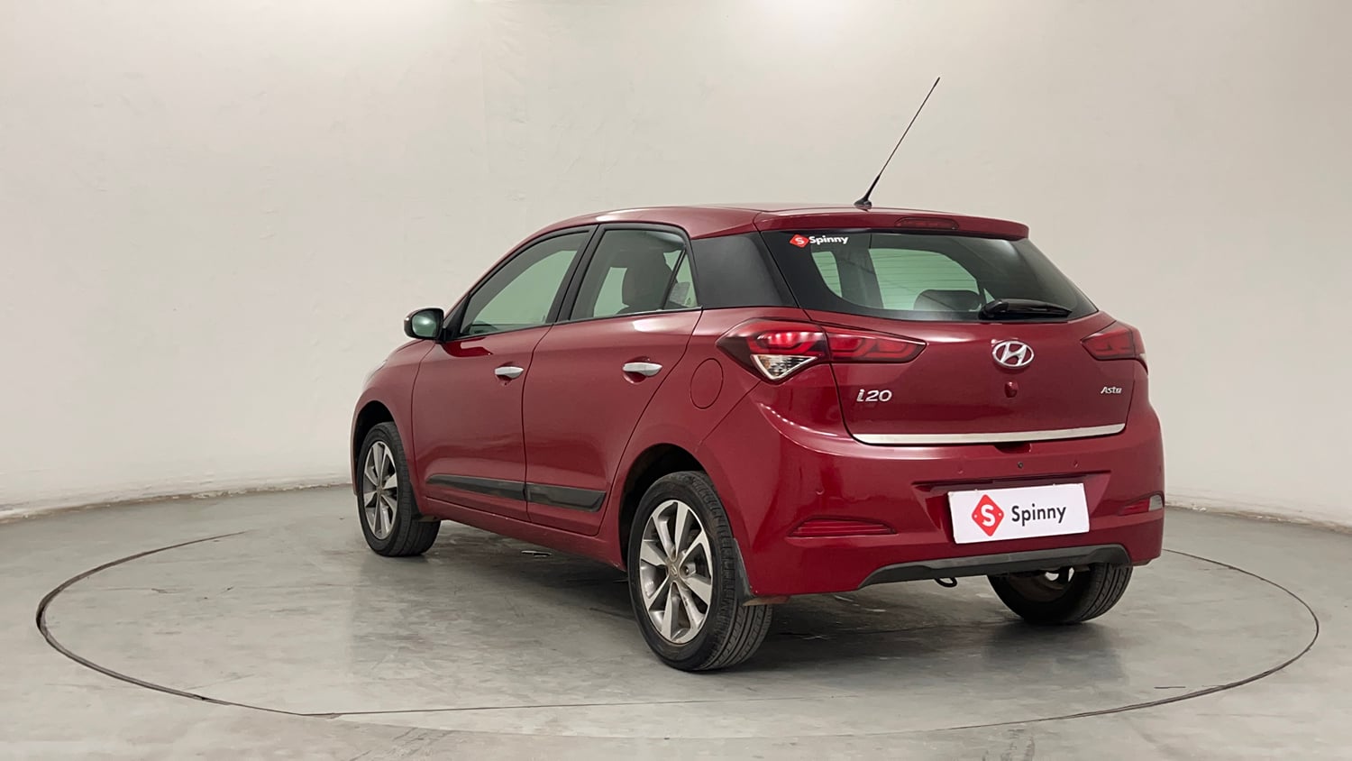 Used 2015 Hyundai Elite i20 Asta 1.2 Petrol Manual exterior LEFT REAR CORNER VIEW