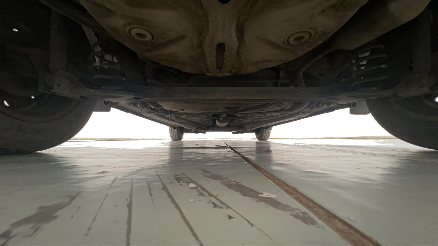 Used 2018 Maruti Suzuki Swift VXi Petrol Manual extra REAR UNDERBODY VIEW (TAKEN FROM REAR)