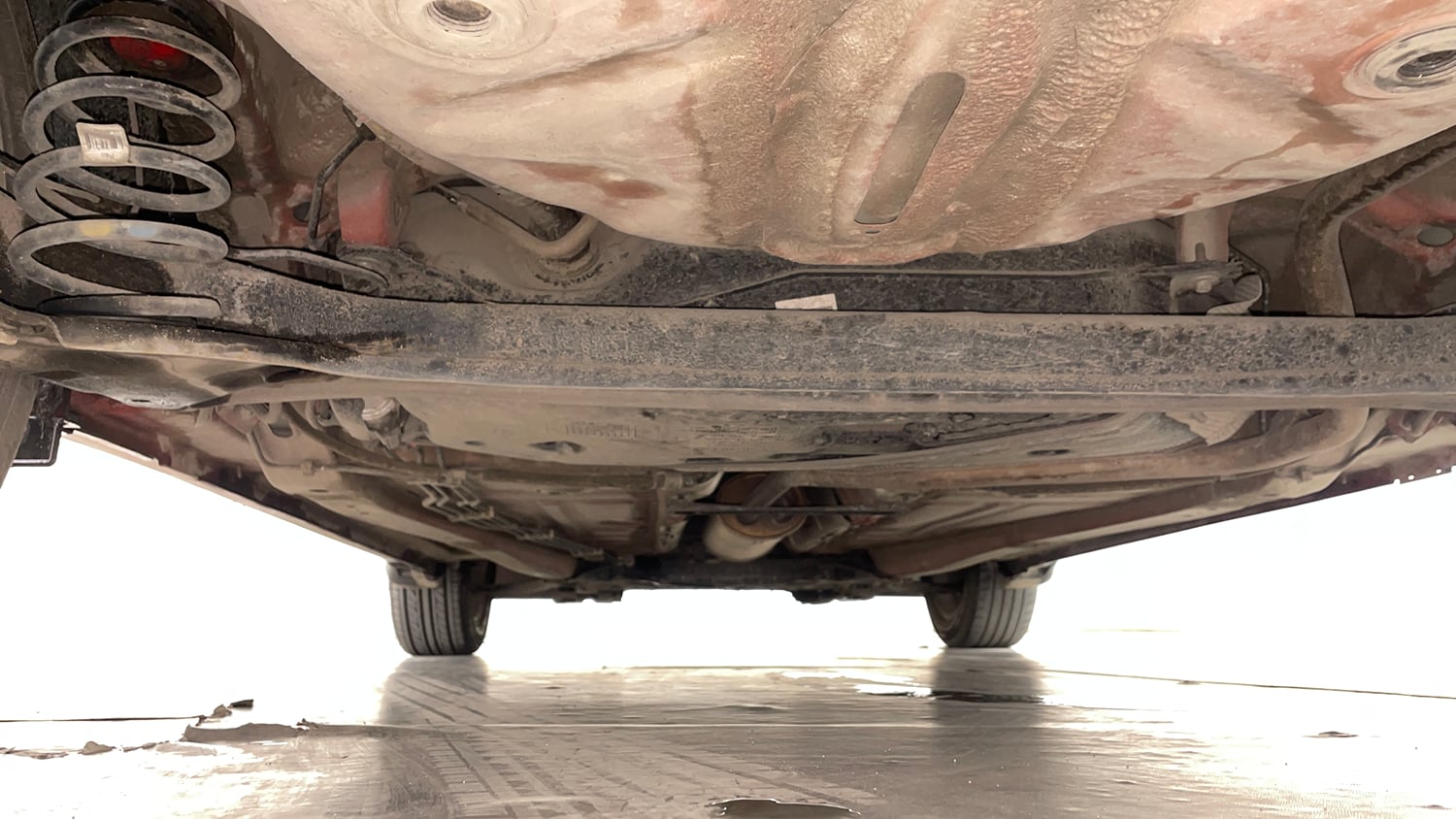 Used 2017 Maruti Suzuki Baleno Zeta 1.2 AT Petrol Automatic extra REAR UNDERBODY VIEW (TAKEN FROM REAR)