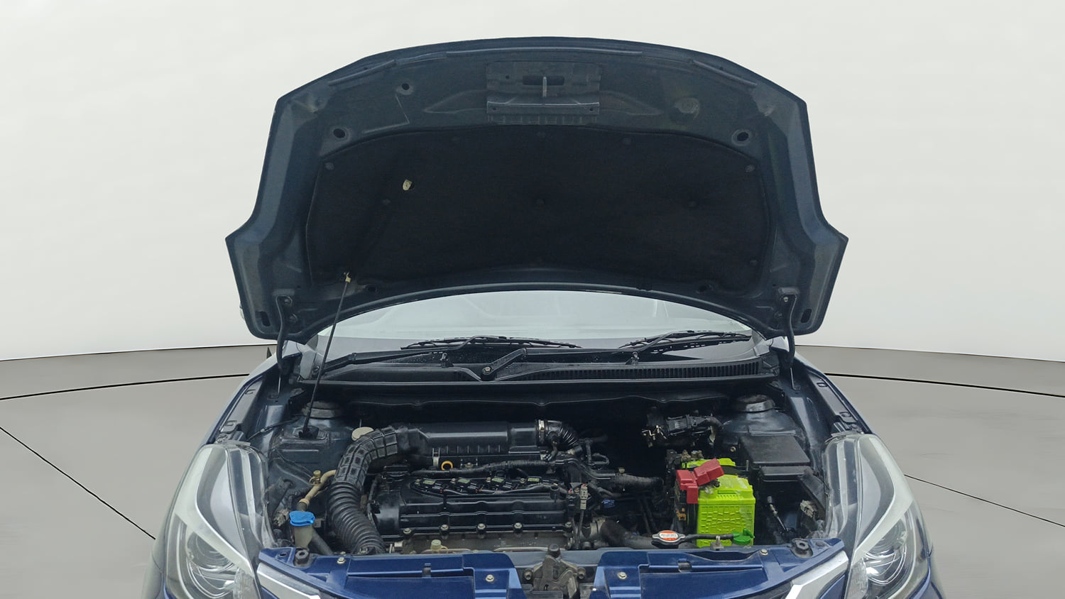 Used 2019 Maruti Suzuki Baleno Delta Petrol Manual engine ENGINE & BONNET OPEN FRONT VIEW