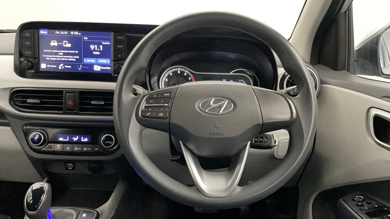 Used 2022 Hyundai Grand i10 Nios Sportz AMT 1.2 Kappa VTVT Petrol Automatic interior STEERING VIEW