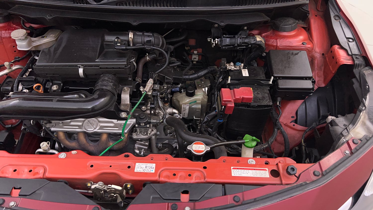 Used 2024 Maruti Suzuki Baleno Zeta AGS Petrol Automatic engine ENGINE LEFT SIDE VIEW