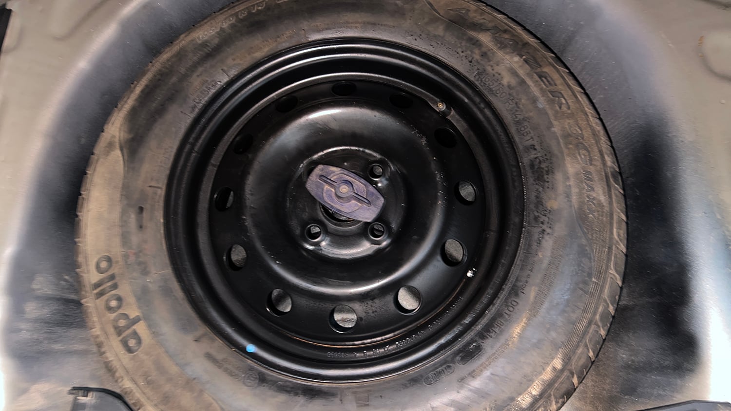 Used 2018 Maruti Suzuki Swift VXi Petrol Manual tyres SPARE TYRE VIEW