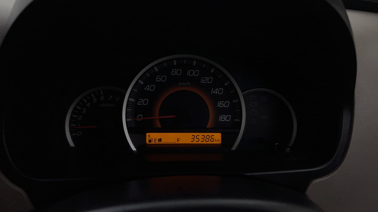 Used 2015 Maruti Suzuki Wagon R VXI Petrol Manual interior CLUSTERMETER VIEW