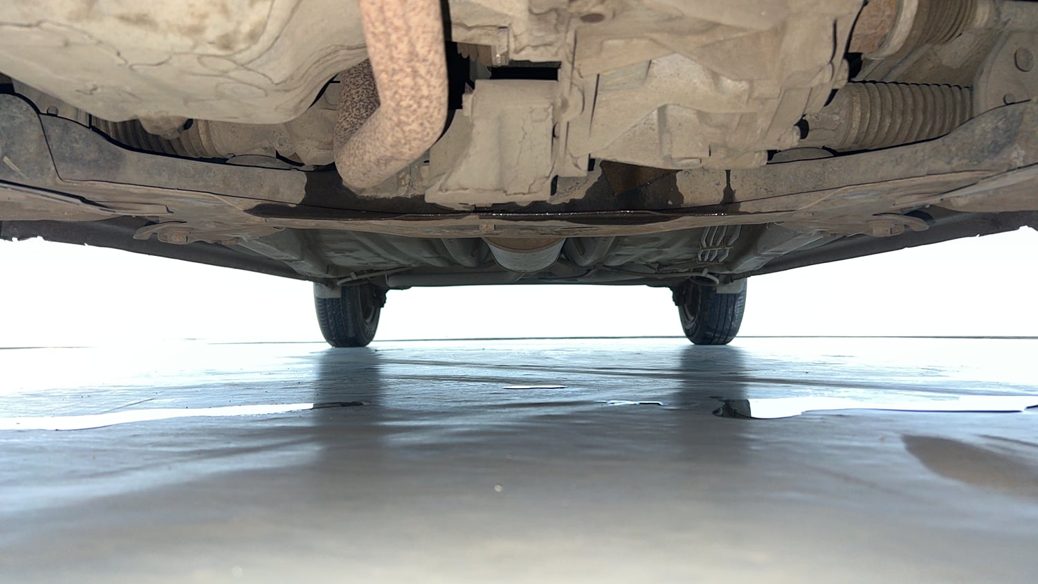 Used 2021 Maruti Suzuki Wagon R 1.0 VXi 1.0 AMT Petrol Automatic extra FRONT LEFT UNDERBODY VIEW