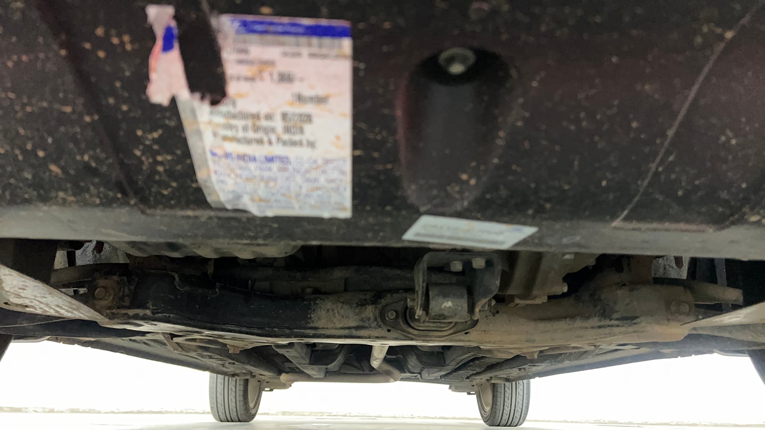 Used 2015 Hyundai Elite i20 Asta 1.2 Petrol Manual extra FRONT LEFT UNDERBODY VIEW