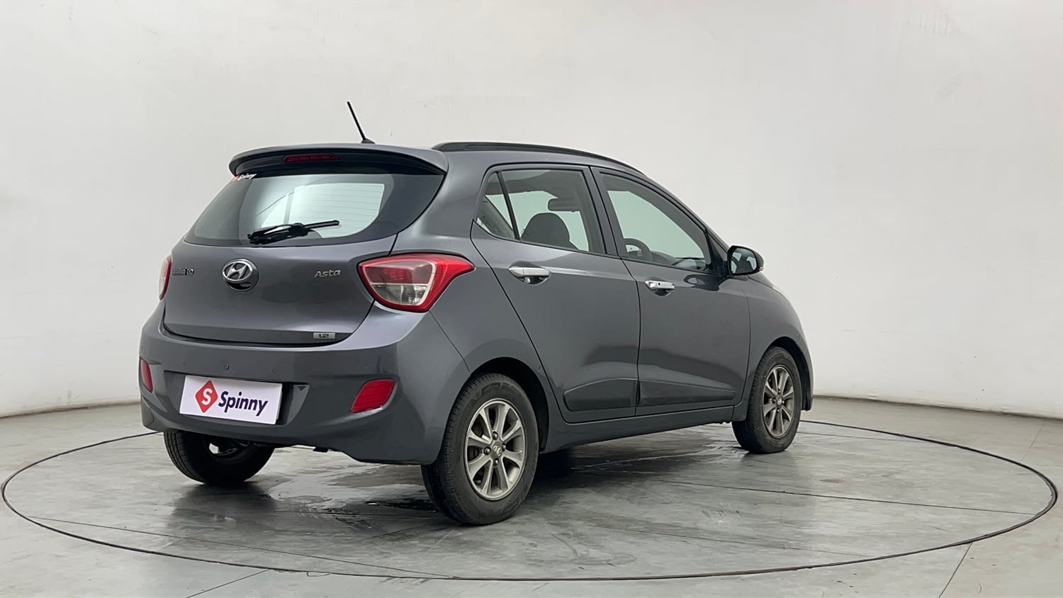 Used 2014 Hyundai Grand i10 Asta 1.2 Kappa VTVT (O) Petrol Manual exterior RIGHT REAR CORNER VIEW