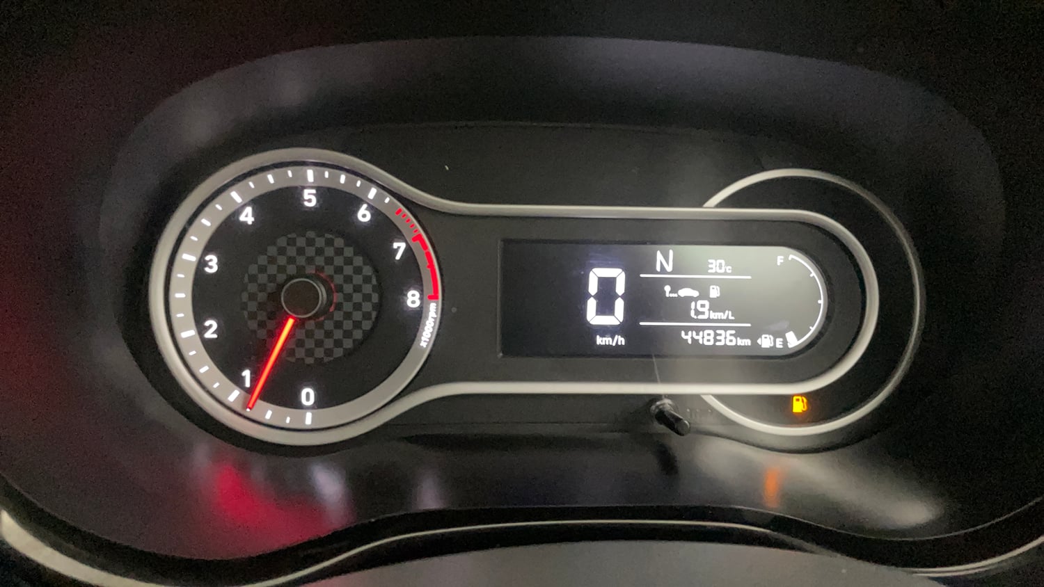Used 2022 Hyundai Grand i10 Nios Sportz AMT 1.2 Kappa VTVT Petrol Automatic interior CLUSTERMETER VIEW