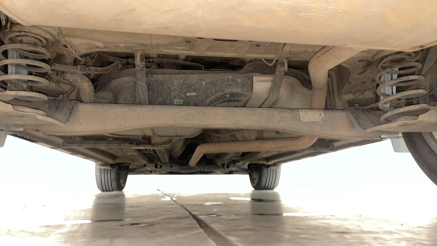 Used 2020 Kia Seltos GTX Plus AT 1.5 Diesel Diesel Automatic extra REAR UNDERBODY VIEW (TAKEN FROM REAR)