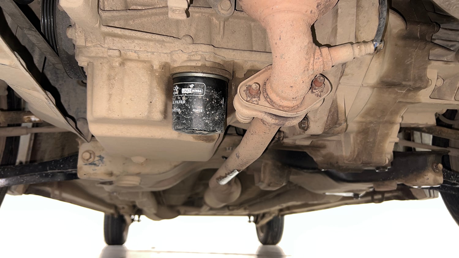 Used 2015 Maruti Suzuki Wagon R VXI Petrol Manual extra FRONT LEFT UNDERBODY VIEW