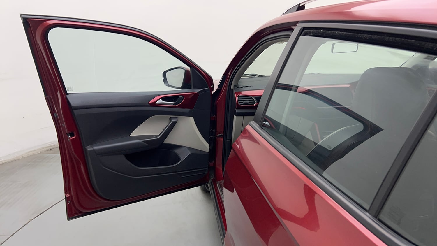 Used 2023 Volkswagen Taigun GT 1.5 TSI MT Petrol Manual interior LEFT FRONT DOOR OPEN VIEW