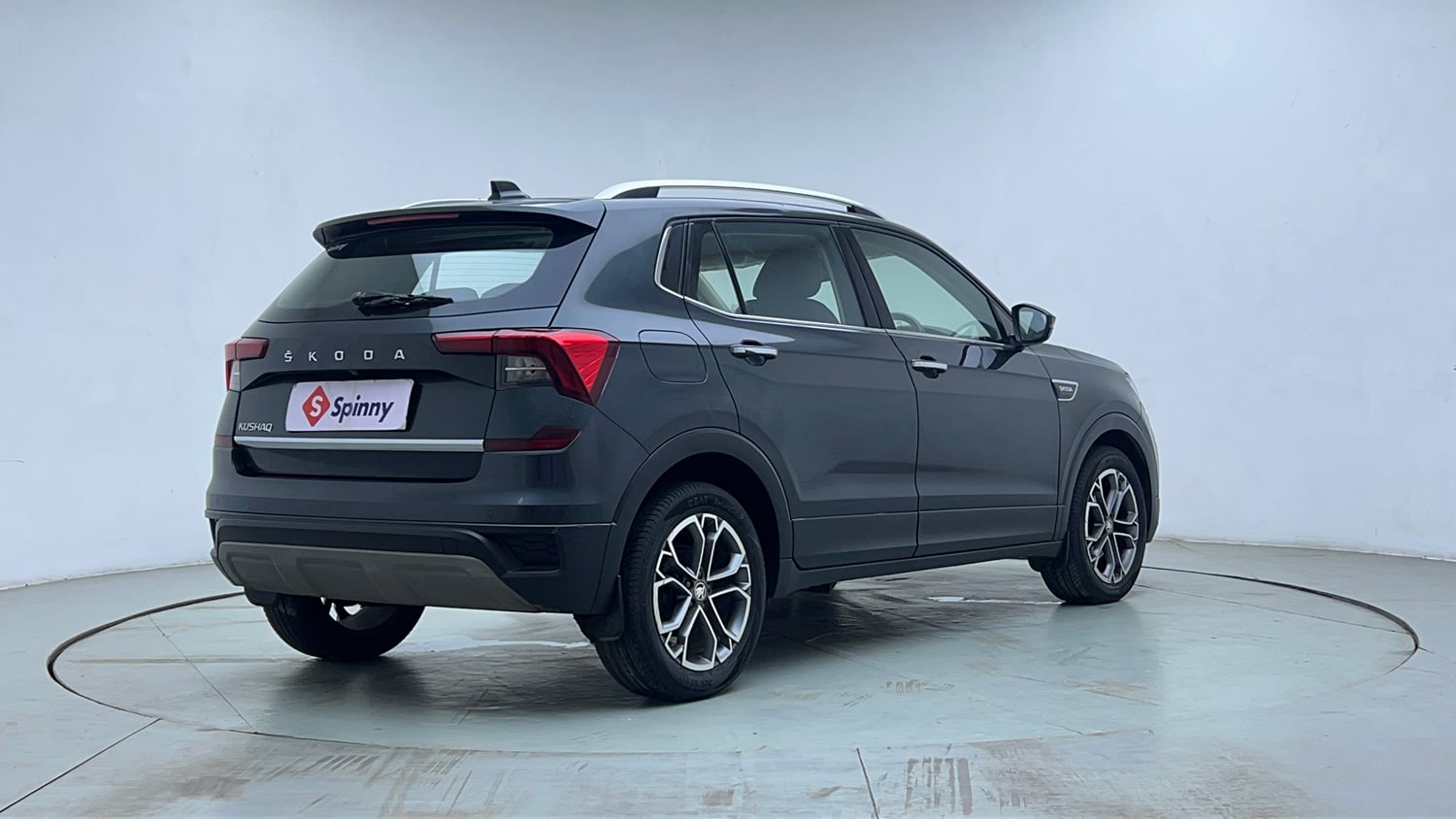 Used 2021 Skoda Kushaq Style 1.0L TSI AT Petrol Automatic exterior RIGHT REAR CORNER VIEW